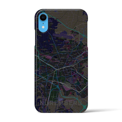 【ニュルンベルク（ドイツ）】地図柄iPhoneケース（バックカバータイプ）