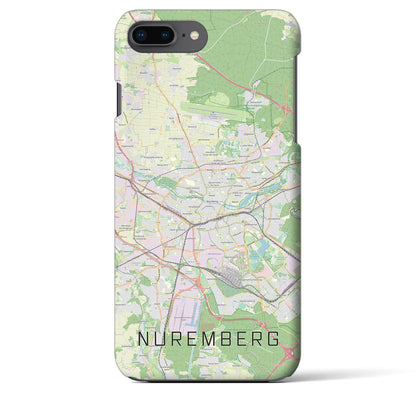 【ニュルンベルク（ドイツ）】地図柄iPhoneケース（バックカバータイプ）