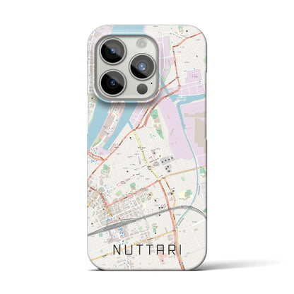 【沼垂（新潟県）】地図柄iPhoneケース（バックカバータイプ）