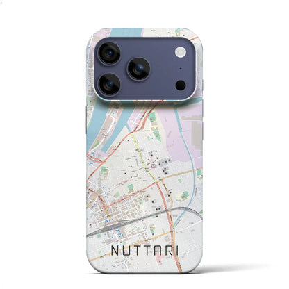 【沼垂（新潟県）】地図柄iPhoneケース（バックカバータイプ）