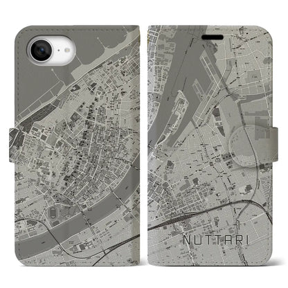 【沼垂（新潟県）】地図柄iPhoneケース（手帳タイプ）