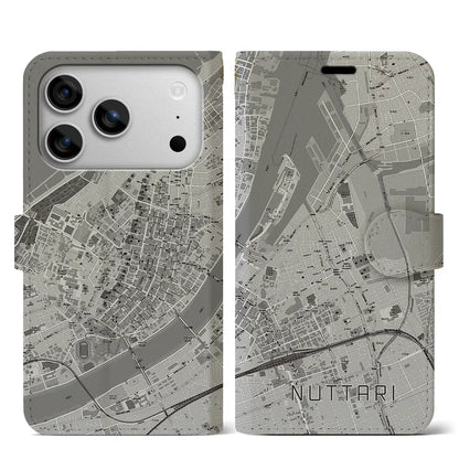 【沼垂（新潟県）】地図柄iPhoneケース（手帳タイプ）