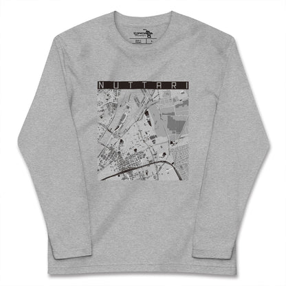 【沼垂（新潟県）】地図柄ロングスリーブTシャツ