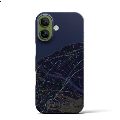 【入善（富山県）】地図柄iPhoneケース（バックカバータイプ）