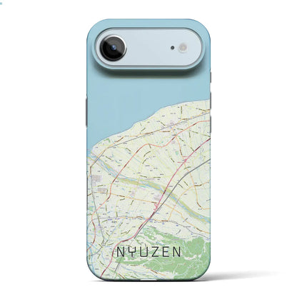 【入善（富山県）】地図柄iPhoneケース（バックカバータイプ）