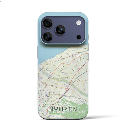 【入善（富山県）】地図柄iPhoneケース（バックカバータイプ）