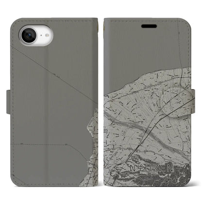 【入善（富山県）】地図柄iPhoneケース（手帳タイプ）