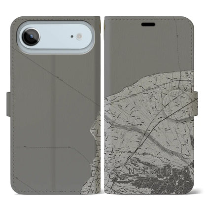 【入善（富山県）】地図柄iPhoneケース（手帳タイプ）