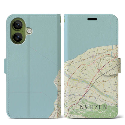 【入善（富山県）】地図柄iPhoneケース（手帳タイプ）