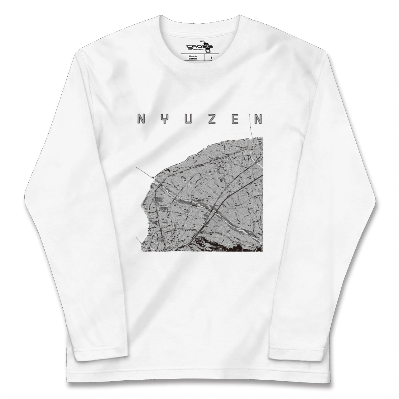 【入善（富山県）】地図柄ロングスリーブTシャツ