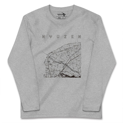 【入善（富山県）】地図柄ロングスリーブTシャツ
