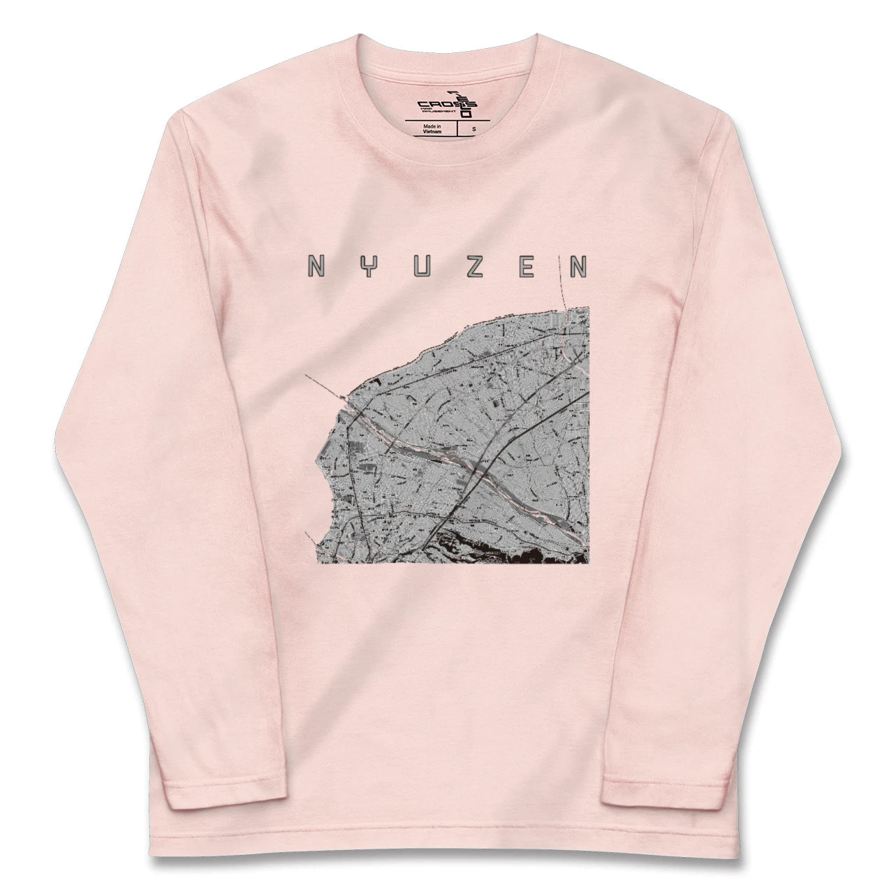 【入善（富山県）】地図柄ロングスリーブTシャツ