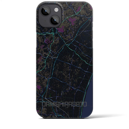 【大網白里（千葉県）】地図柄iPhoneケース（バックカバータイプ）