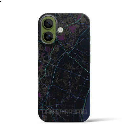 【大網白里（千葉県）】地図柄iPhoneケース（バックカバータイプ）