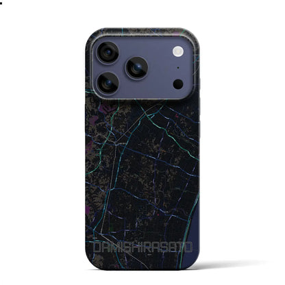 【大網白里（千葉県）】地図柄iPhoneケース（バックカバータイプ）