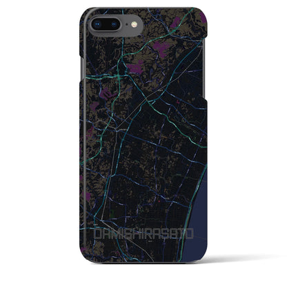 【大網白里（千葉県）】地図柄iPhoneケース（バックカバータイプ）