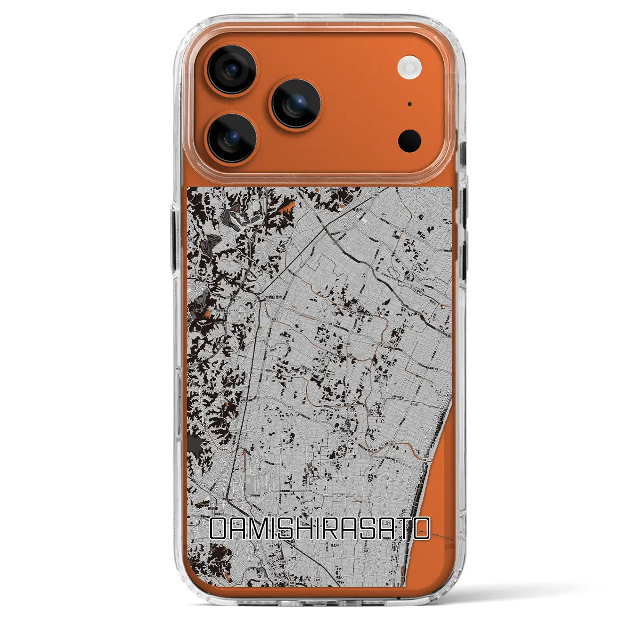 iPhoneケース【総合案内所】 大網白里（千葉県）】地図柄iPhoneケース（MagSafeタイプ） – クロス