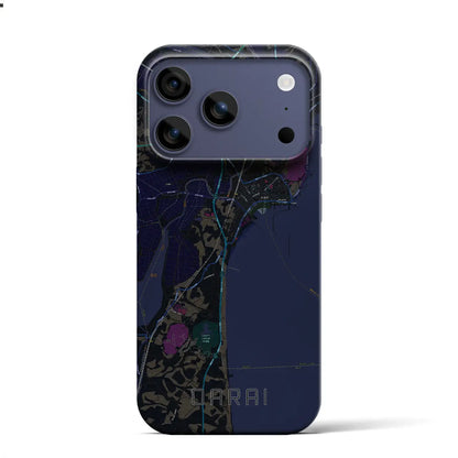 【大洗（茨城県）】地図柄iPhoneケース（バックカバータイプ）