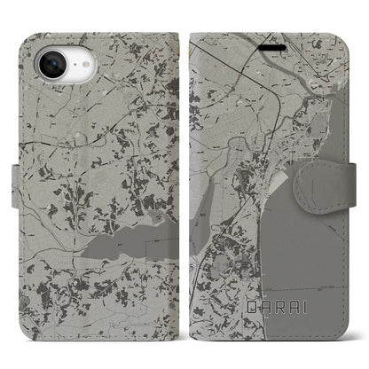 【大洗（茨城県）】地図柄iPhoneケース（手帳タイプ）