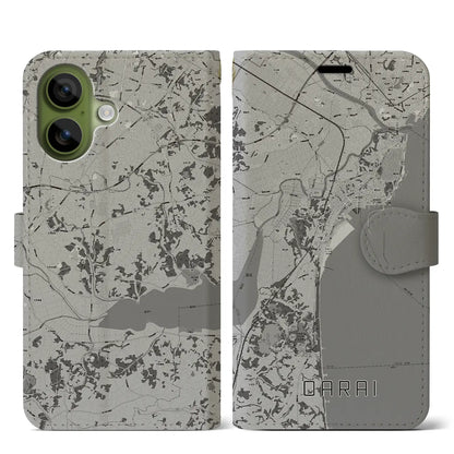 【大洗（茨城県）】地図柄iPhoneケース（手帳タイプ）