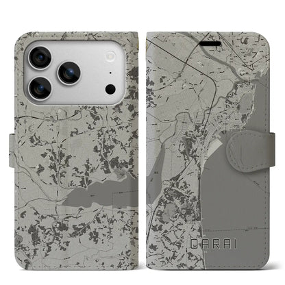 【大洗（茨城県）】地図柄iPhoneケース（手帳タイプ）