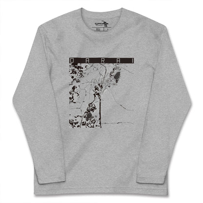 【大洗（茨城県）】地図柄ロングスリーブTシャツ
