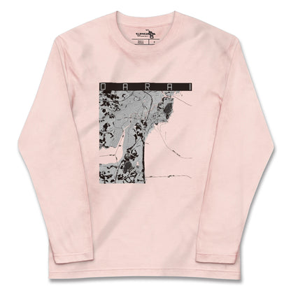 【大洗（茨城県）】地図柄ロングスリーブTシャツ