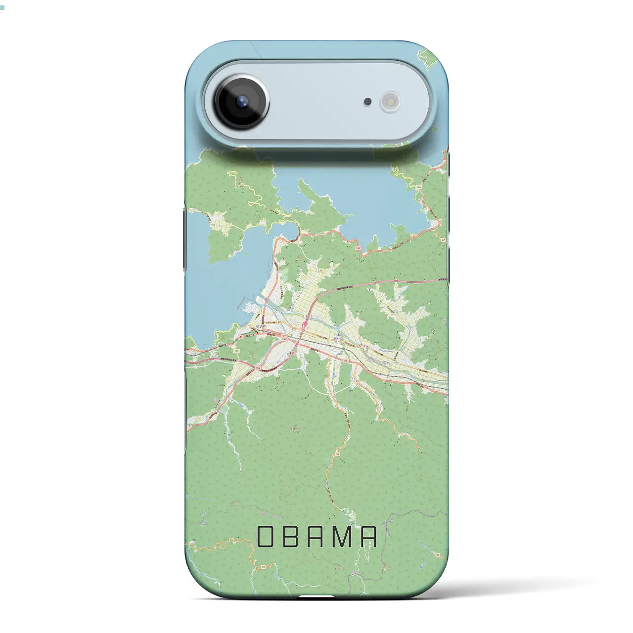 【小浜（福井県）】地図柄iPhoneケース（バックカバータイプ）