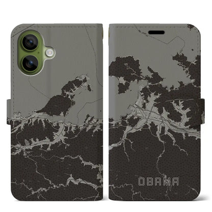 【小浜（福井県）】地図柄iPhoneケース（手帳タイプ）