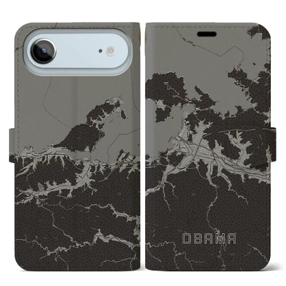 【小浜（福井県）】地図柄iPhoneケース（手帳タイプ）