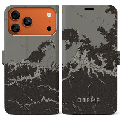 【小浜（福井県）】地図柄iPhoneケース（手帳タイプ）