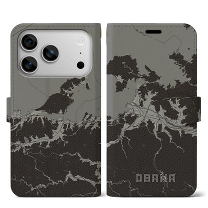 【小浜（福井県）】地図柄iPhoneケース（手帳タイプ）