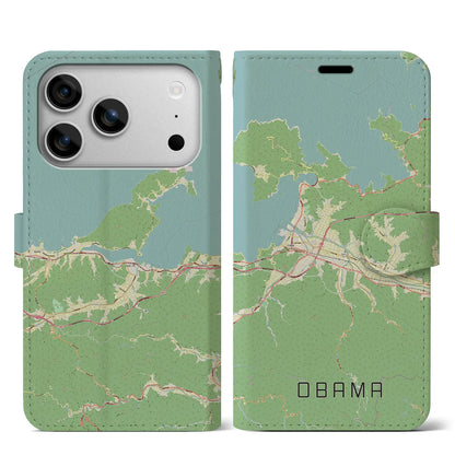 【小浜（福井県）】地図柄iPhoneケース（手帳タイプ）