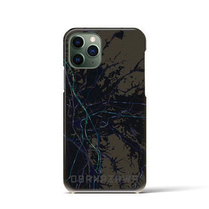 【尾花沢（山形県）】地図柄iPhoneケース（バックカバータイプ）