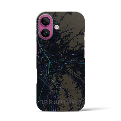 【尾花沢（山形県）】地図柄iPhoneケース（バックカバータイプ）