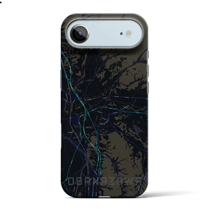 【尾花沢（山形県）】地図柄iPhoneケース（バックカバータイプ）