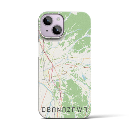 【尾花沢（山形県）】地図柄iPhoneケース（バックカバータイプ）