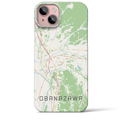 【尾花沢（山形県）】地図柄iPhoneケース（バックカバータイプ）