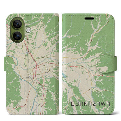 【尾花沢（山形県）】地図柄iPhoneケース（手帳タイプ）