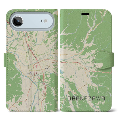 【尾花沢（山形県）】地図柄iPhoneケース（手帳タイプ）