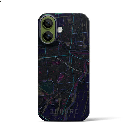 【帯広（北海道）】地図柄iPhoneケース（バックカバータイプ）