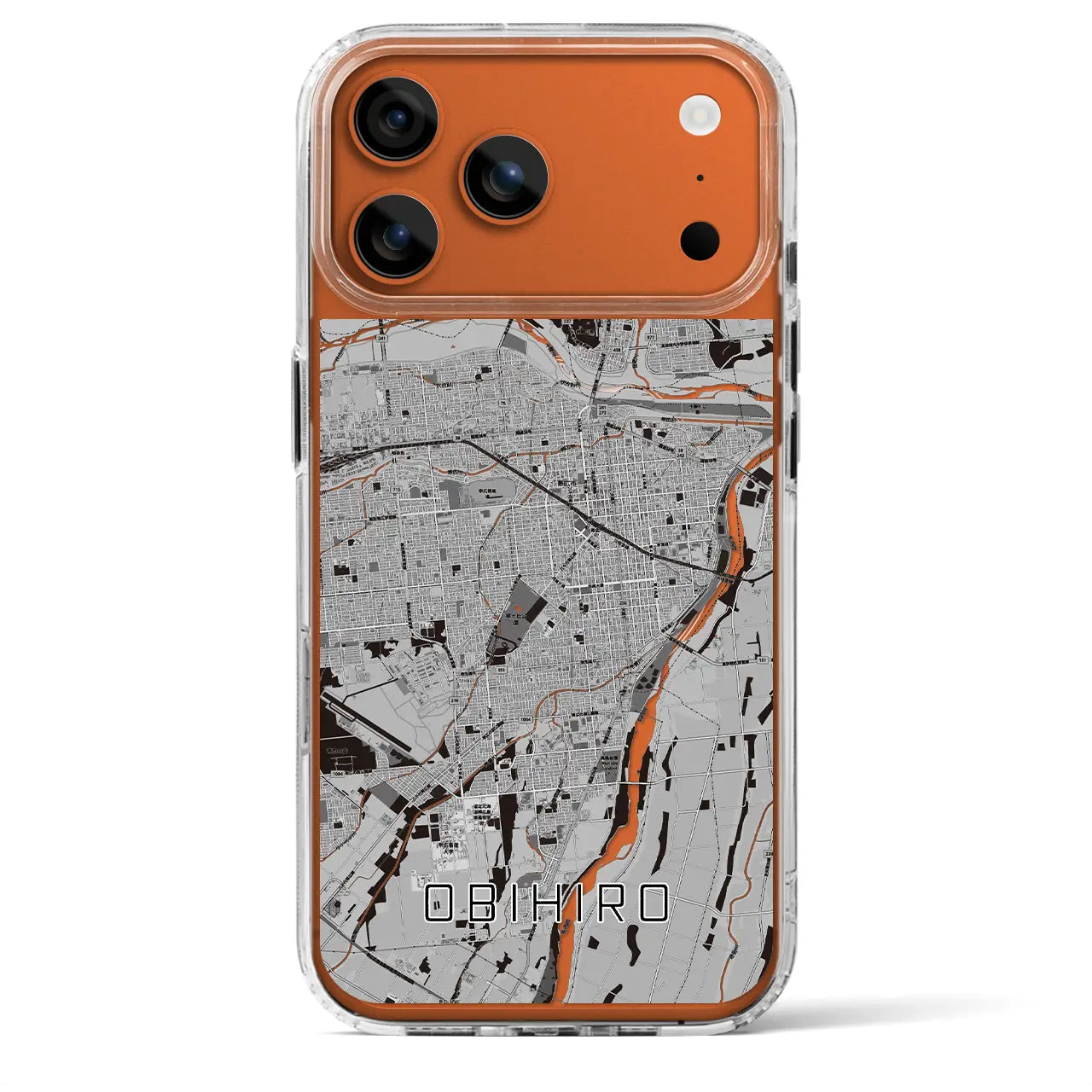 【帯広（北海道）】地図柄iPhoneケース（MagSafeタイプ）