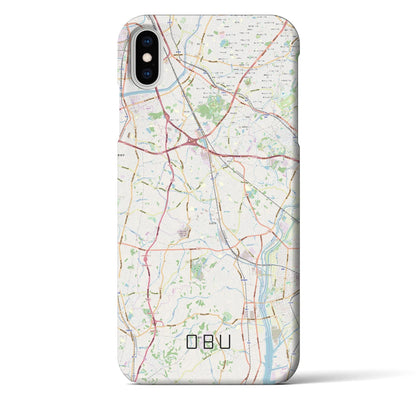 【大府（愛知県）】地図柄iPhoneケース（バックカバータイプ）