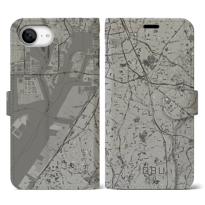 【大府（愛知県）】地図柄iPhoneケース（手帳タイプ）