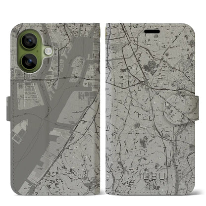 【大府（愛知県）】地図柄iPhoneケース（手帳タイプ）