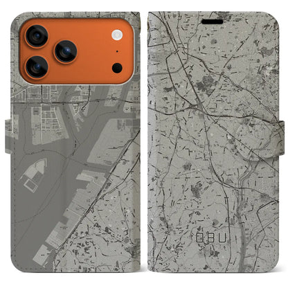 【大府（愛知県）】地図柄iPhoneケース（手帳タイプ）