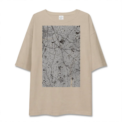 【大府（愛知県）】地図柄ビッグシルエットTシャツ