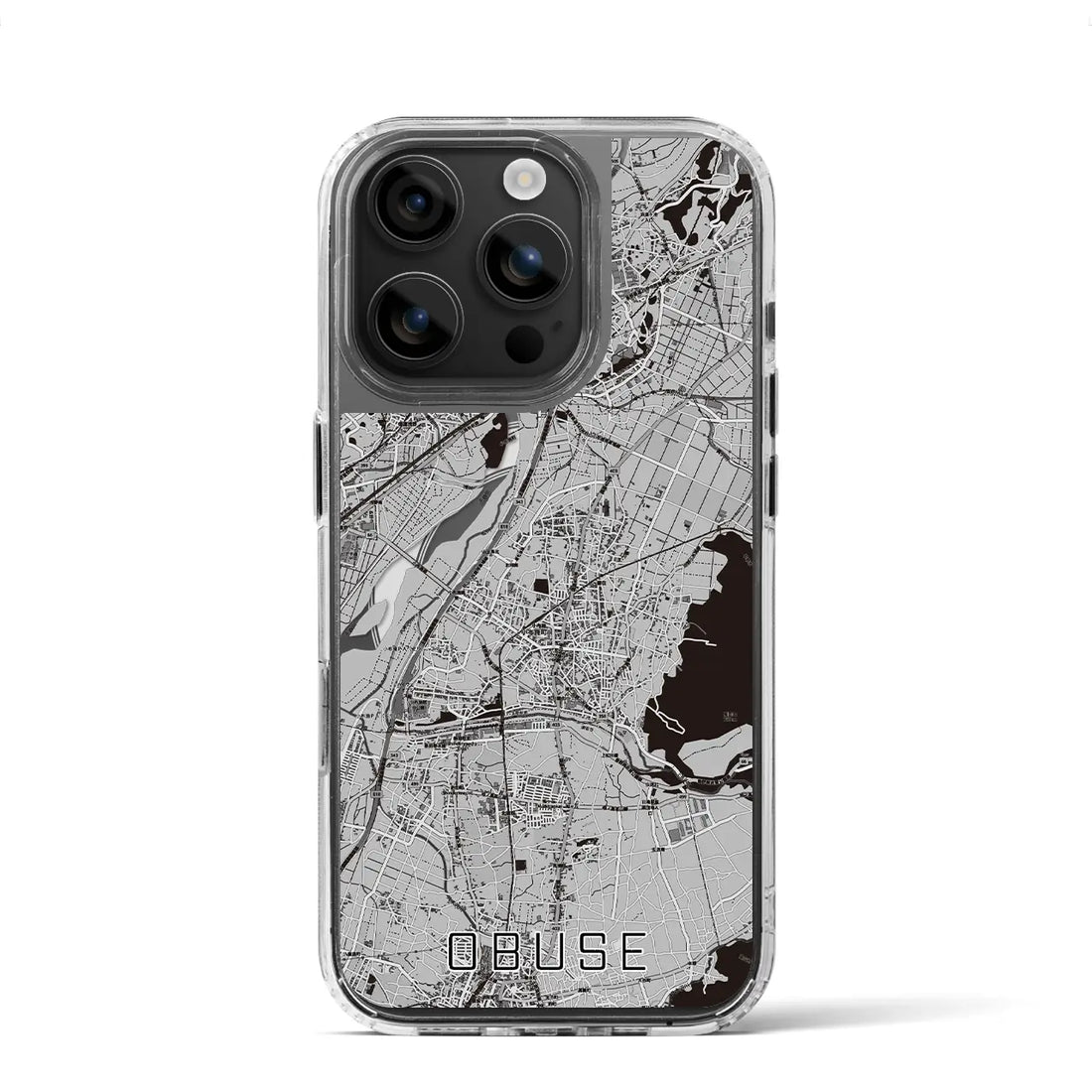 【小布施（長野県）】地図柄iPhoneケース（MagSafeタイプ）