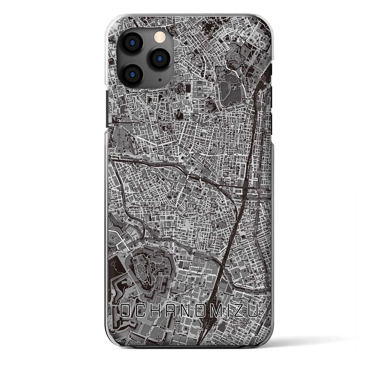 【御茶ノ水（東京都）】地図柄iPhoneケース（クリアタイプ）