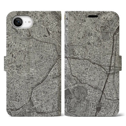 【御茶ノ水（東京都）】地図柄iPhoneケース（手帳タイプ）